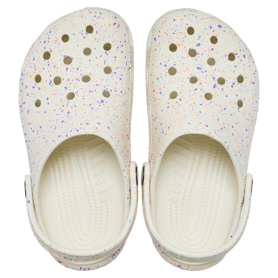 Crocs Kids' Classic Glow Paint Splatter Clog